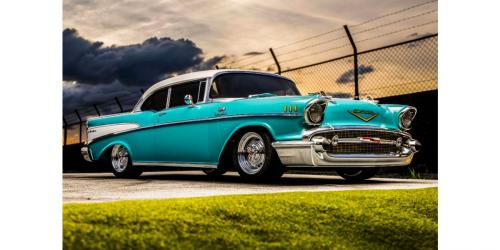 Kyosho Fazer MK2 Chevy Bel Air Coupe 1957 Turquoise Readyset