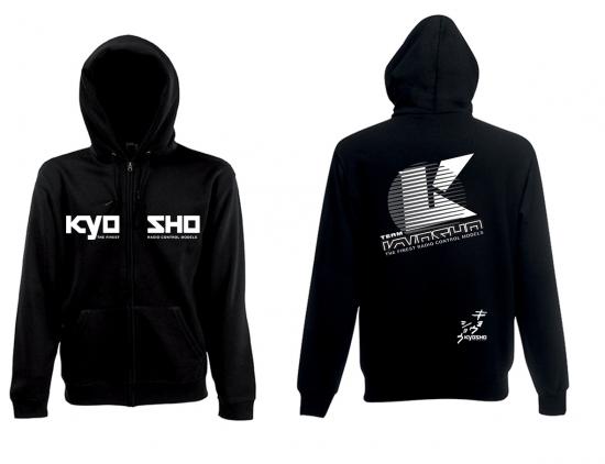 Kyosho Zip Hoodie 2022 Black (3XL-size)