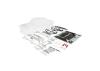 KYOSHO Body shell set 1:10 Fazer FZ02S Skyline 2000 GT-R KPGC10- Clear