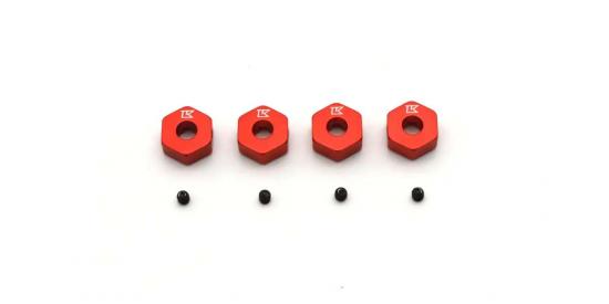 Wheel Hub Set HD Kyosho MadWagonKB10 (4) Aluminium