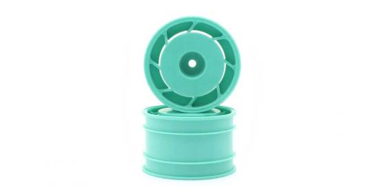 Rear Wheels Kyosho 1:10 Kyosho 8D 50mm (2) - Pepermint Green