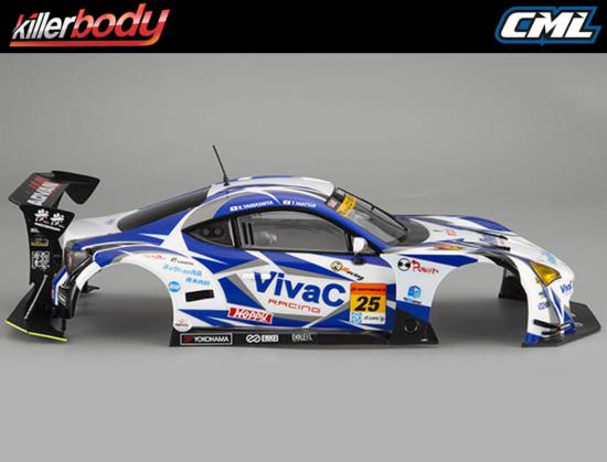 Killer Body Vivac 86 Mc Finished Bodyshell 1:10
