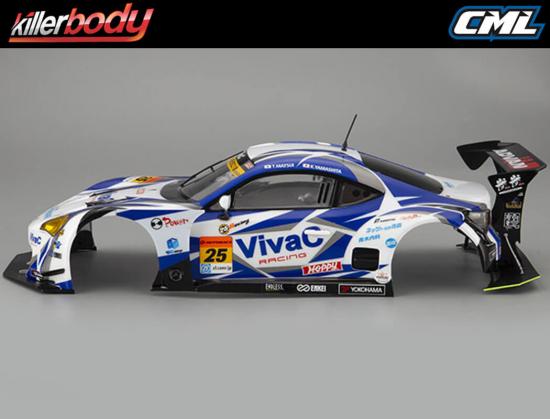 Killer Body Vivac 86 Mc Finished Bodyshell 1:10