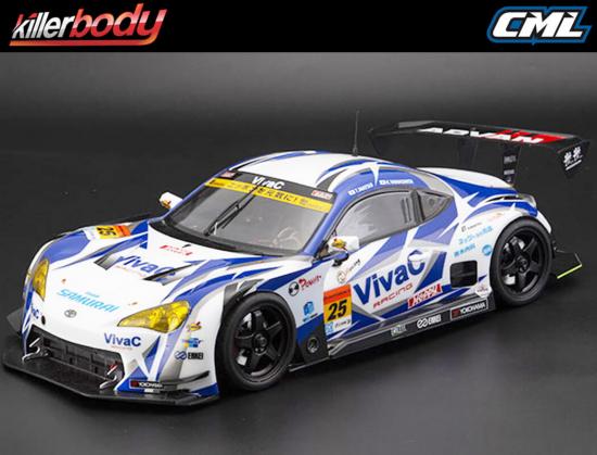 Killer Body Vivac 86 Mc Clear Bodyshell 1:10