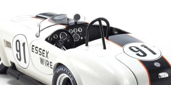 Kyosho 1:18 Shelby Cobra 427 S/C Essex Wire Bridgehampton 1965 Nr.91