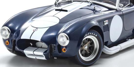 Kyosho 1:18 Shelby Cobra 427 S/C Spider 1962 Blue-White
