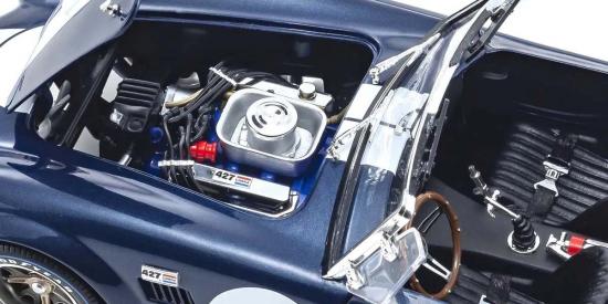 Kyosho 1:18 Shelby Cobra 427 S/C Spider 1962 Blue-White