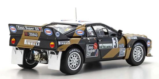 Kyosho 1:18 Lancia Rally 037 F.Tabaton Targa Florio 1985 Esso Nr.3