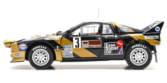 Kyosho 1:18 Lancia Rally 037 F.Tabaton Targa Florio 1985 Esso Nr.3