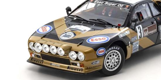 Kyosho 1:18 Lancia Rally 037 F.Tabaton Targa Florio 1985 Esso Nr.3