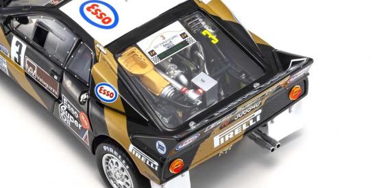 Kyosho 1:18 Lancia Rally 037 F.Tabaton Targa Florio 1985 Esso Nr.3