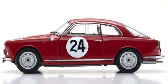 Kyosho 1:18 Alfa Romeo Giuletta SV Targa Florio 1957 Nr.24