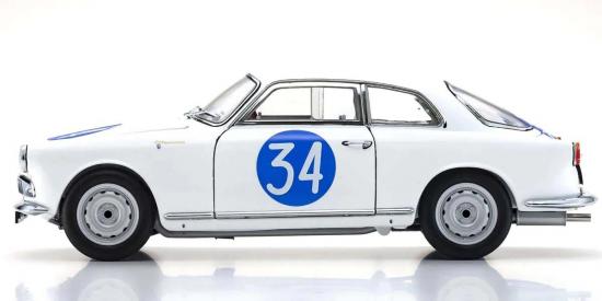 Kyosho 1:18 Alfa Romeo Giuletta SV Targa Florio 1960 Nr.34