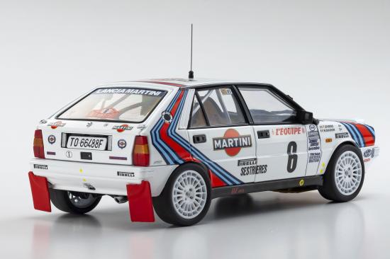 Kyosho 1:18 Lancia Delta HF 4WD Monte Carlo 1987 Team Martini Nr.6