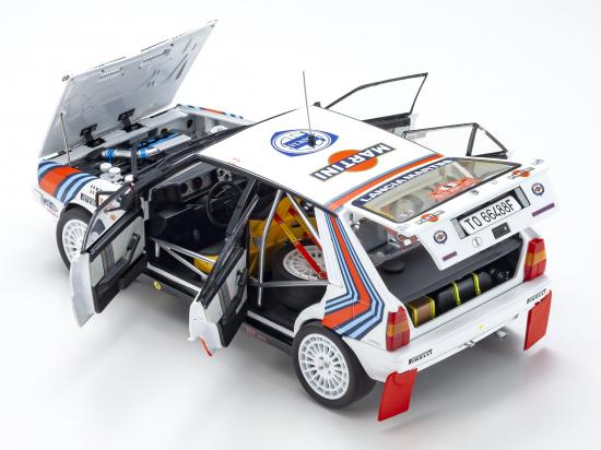 Kyosho 1:18 Lancia Delta HF 4WD Monte Carlo 1987 Team Martini Nr.6