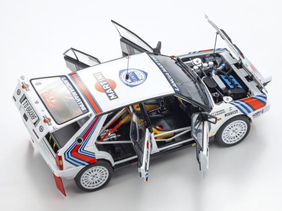 Kyosho 1:18 Lancia Delta HF 4WD Monte Carlo 1987 Team Martini Nr.6