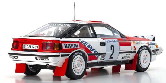 Kyosho 1:18 Toyota Celica GT-Four C.Sainz Winner Monte Carlo1991 Nr2