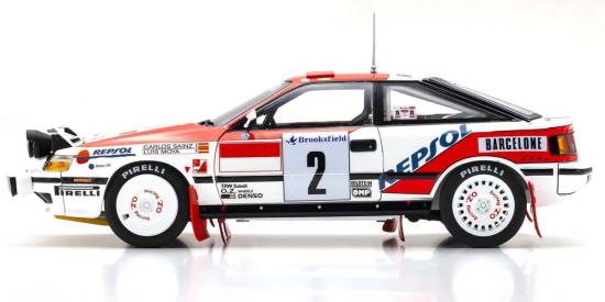Kyosho 1:18 Toyota Celica GT-Four C.Sainz Winner Monte Carlo1991 Nr2