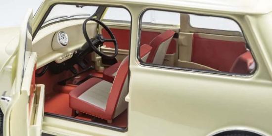 Kyosho 1:18 Morris Mini Minor Old English White