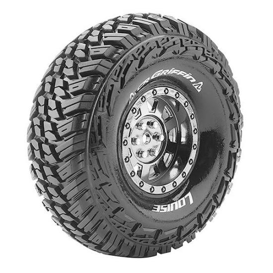 Louise RC Cr-Griffin 1:10 Su Persoft Chrome Black Hex 12mm