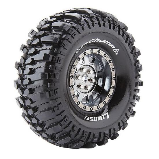 Louise RC Cr-Champ 1:10 Super Soft Chrome Black Hex 12mm