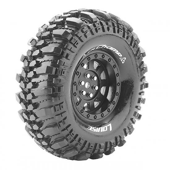 Louise RC Cr-Champ 1:10 Supersoft Black Hex 12mm