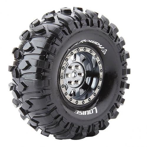 Louise RC Cr-Rowdy 1:10 Super Soft Chrome Black Hex 12mm