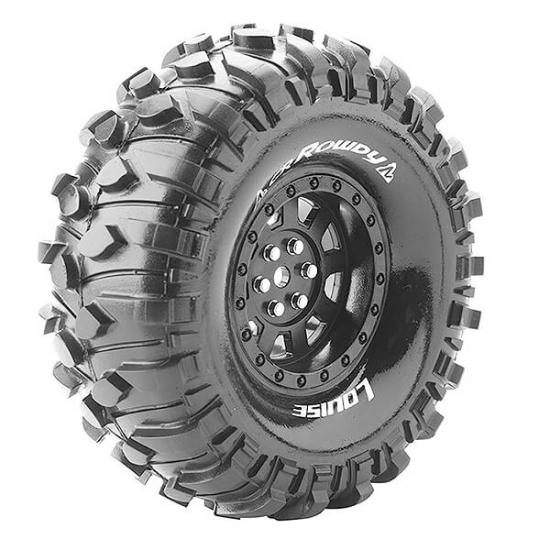 Louise RC Cr-Rowdy 1:10 Supersoft Black Hex 12mm