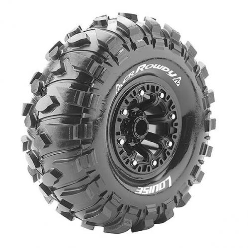 Louise RC Cr-Rowdy 1:10 Supersoft Black Hex 12mm