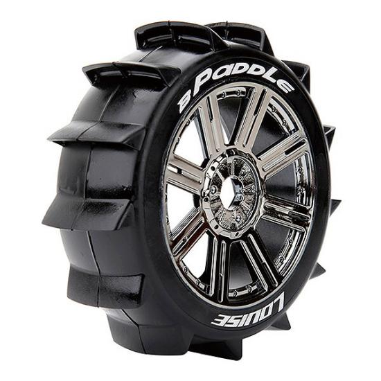 Louise RC B-Paddle 1:8 Fr/Rr Soft Hex 17mm Spoke/Chrome B