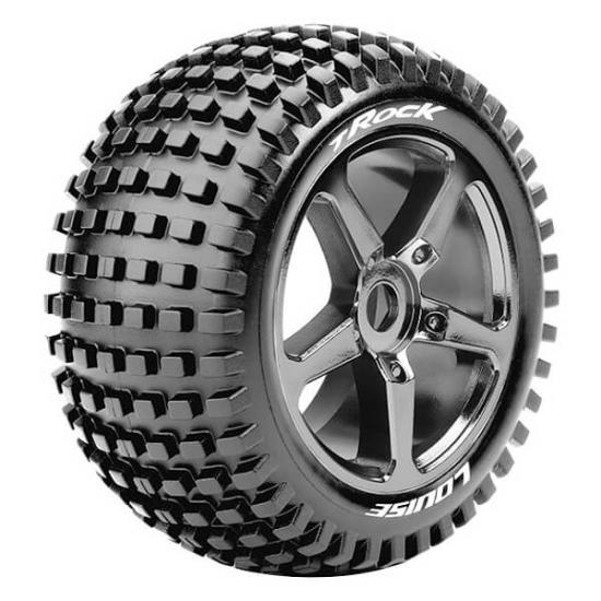Louise RC T-Rock 1:8 Fr/Rr 0 Offset Black Chrome