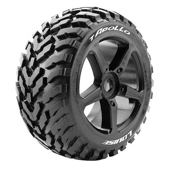 Louise RC T-Apollo 1:8 Fr/Rr Soft 0 Offset Black