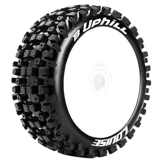 Louise RC B-Uphill 1:8 Fr/Rr Soft Hex 17mm White
