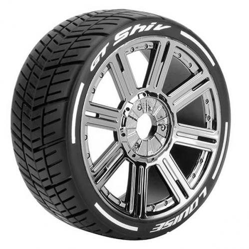 Louise RC GT-Shiv 1:8 Fr/Rr S Uper Soft Hex 17mm Spoke/Black