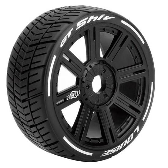 Louise RC GT-Shiv 1:8 Fr/Rr S Uper Soft Hex 17mm Spoke/Black