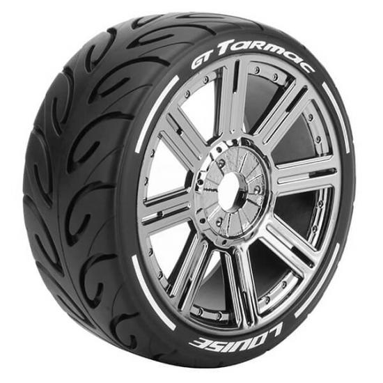 Louise RC GT-Tarmac 1:8 Fr/Rr Super Soft Hex 17mm Spoke/Bla