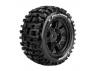Louise RC X-Pioneer Tyres Mounted on Black Traxxas X-MAXX 24mm Hex Wheels (2)