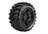 Louise RC X-Cyclone Tyres Mounted on Black Arrma Kraton 8S 24mm Hex Wheels (2)