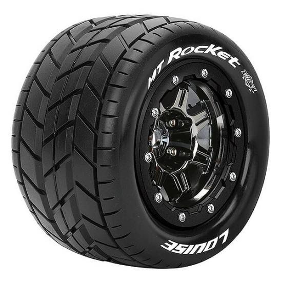 Louise RC MT-Rocket 1:10 Soft 1/2 Offset Hex 17mm Black Tr