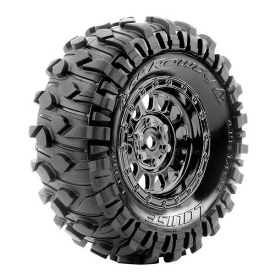 Louise RC Cr-Griffin 1:10 Su Persoft Chrome Black Hex 12mm