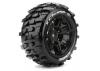 Louise RC X-Champ Tyres Mounted on Black Traxxas X-MAXX 24mm Hex Wheels (2)