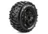 Louise RC X-Mallet Tyres Mounted on Black Arrma Kraton 8S 24mm Hex Wheels (2) ** CLEARANCE **