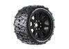 Louise RC MFT MT-Mallet Tyres on Black 17mm Hex Wheels (2)