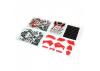 Red Plastics with Wraps: Promoto-MX