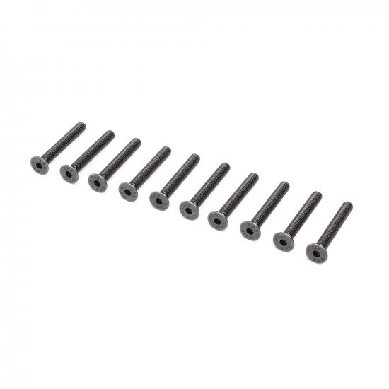 Flat Head Screws - M4 x 30mm (10)