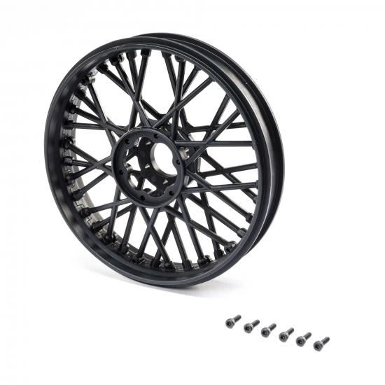 Front Wheel Set - Black: Promoto-MX