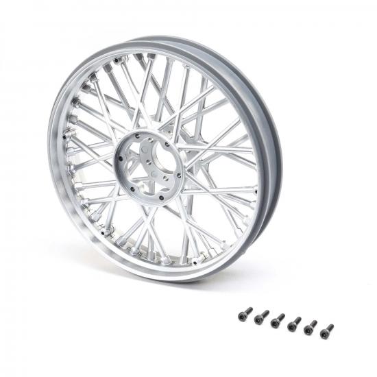 Front Wheel Set - Satin Chrome: Promoto-MX