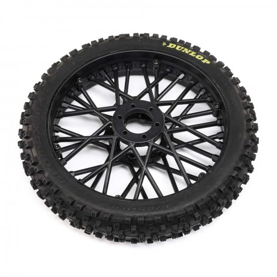 Dunlop MX53 Front Tire Mounted - Black: Promoto-MX