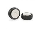 Matrix Nova Clay Soft 1:8 Buggy Pre-glued White Wheels (2)