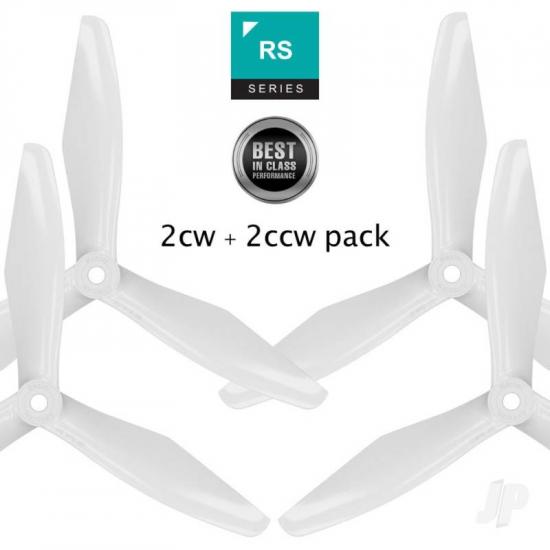 Master Airscrew RS-3blade-FPV - 6x4.5 Prop Set x4 White